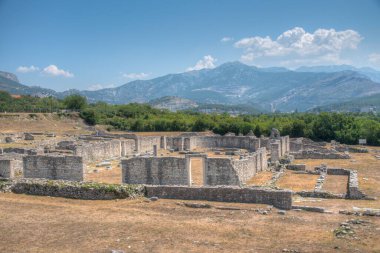 Hırvatistan 'ın Split kenti yakınlarındaki antik Salona kalıntıları