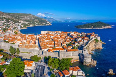 Hırvatistan 'ın Dubrovnik kentinin tahkimatı
