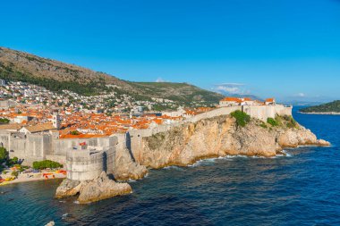 Hırvatistan 'ın Dubrovnik kentinin tahkimatı