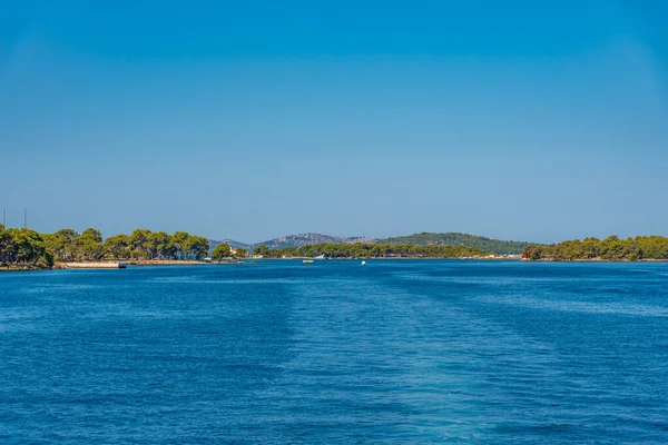 Sveti Ante Channel Connecting Sibenik Adriatic Sea Croatia — стоковое фото