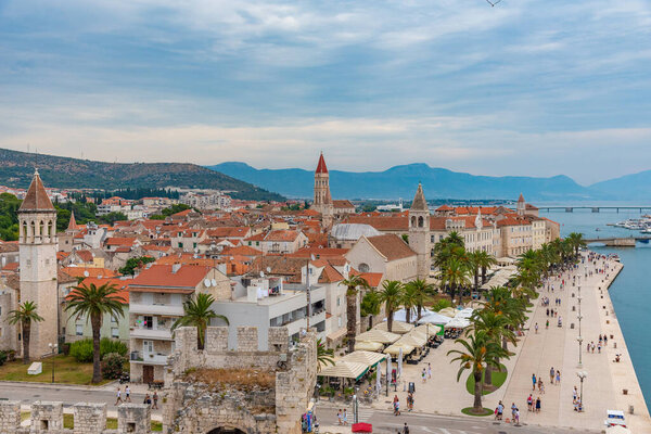 Cityscape of Croatian town Trogir