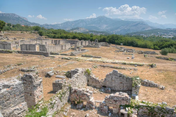 Hırvatistan 'ın Split kenti yakınlarındaki antik Salona kalıntıları