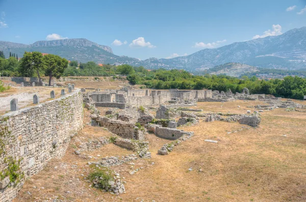 Hırvatistan 'ın Split kenti yakınlarındaki antik Salona kalıntıları