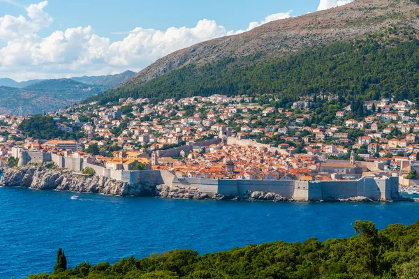Вид Воздуха Дубровник Остров Локрум Хорватии — стоковое фото