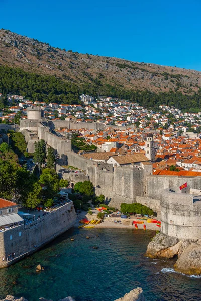 Hırvatistan 'ın Dubrovnik kentinin tahkimatı
