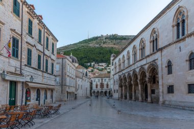 Hırvatistan 'ın Dubrovnik kentindeki rektör sarayının atari salonu