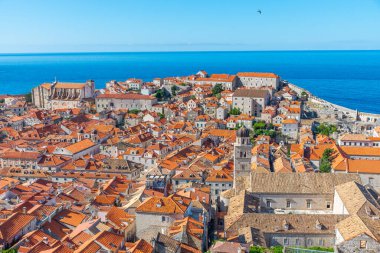 Hırvat kenti Dubrovnik 'in Panoraması