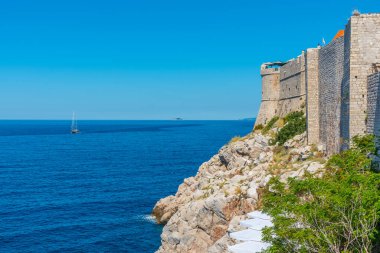 Hırvatistan 'ın Dubrovnik kentinin tahkimatı