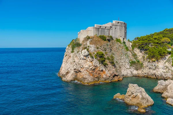 Hırvatistan 'ın Dubrovnik kentindeki Lovrijenac kalesi