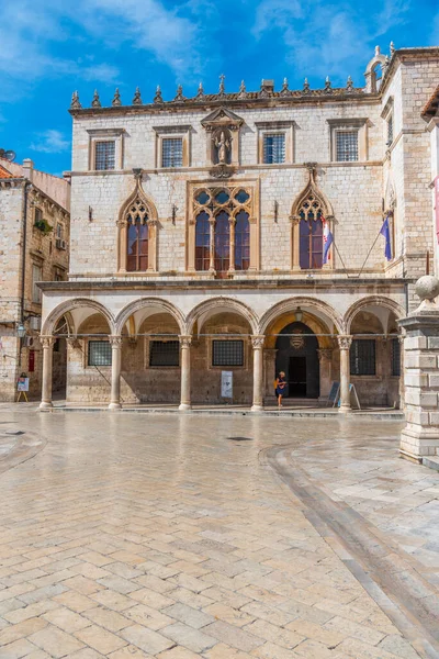 Vista Del Palacio Sponza Dubrovnik Croacia — Foto de Stock