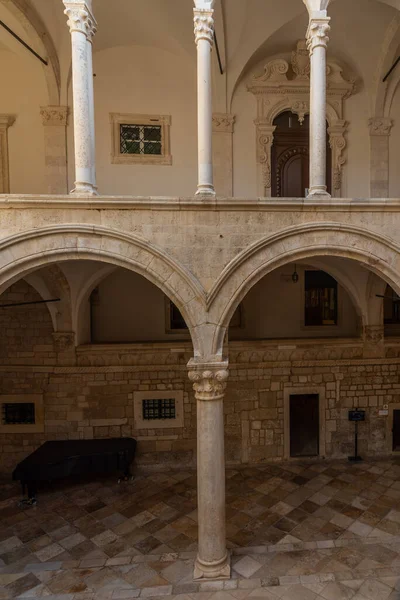 Cour Intérieure Palais Recteur Dubrovnik Croatie — Photo