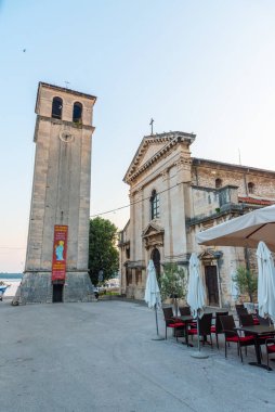 Hırvatistan 'daki Pula Katedrali' nin gün doğumu manzarası