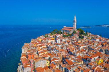 Hırvat kenti Rovinj 'deki Aziz Euphemia Kilisesi