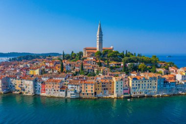 Hırvat kenti Rovinj 'deki Aziz Euphemia Kilisesi