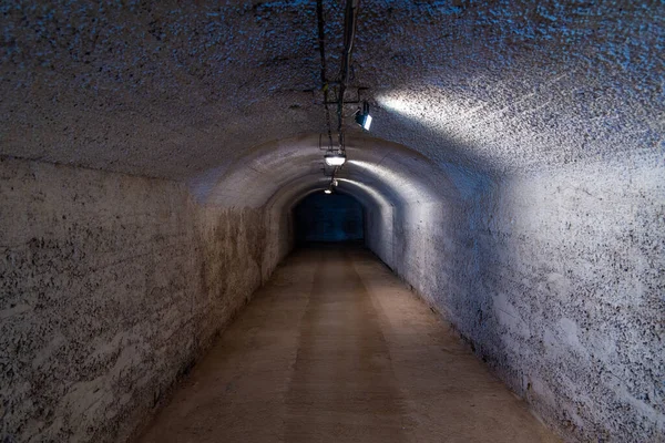 Zerostrasse Underjordisk Tunnel Som Passerar Den Gamla Staden Pula Kroatien — Stockfoto