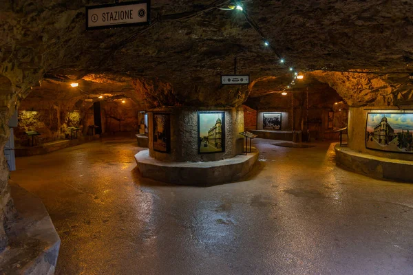 Zerostrasse Podziemny Tunel Pod Starym Miastem Pula Chorwacja — Zdjęcie stockowe