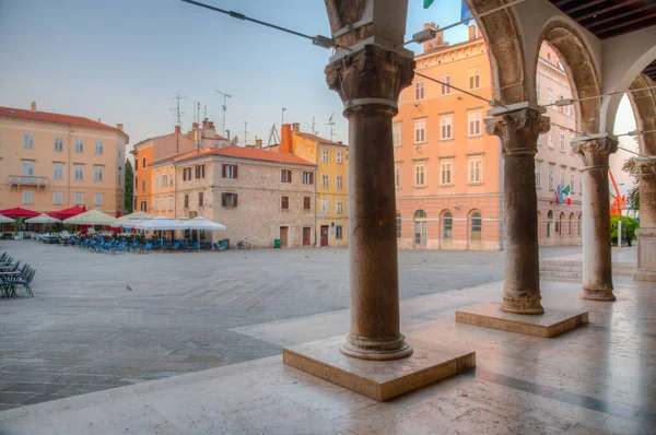 Sunrise View Forum Square Pula Croatia — Stock Photo, Image