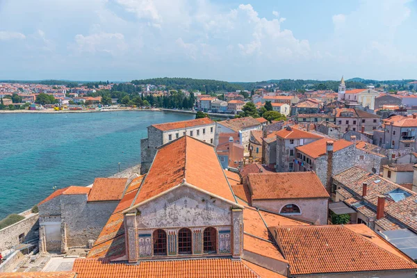 Hırvat kenti Porec 'in şehir manzarası