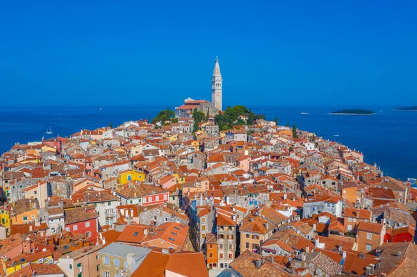 Hırvat kenti Rovinj 'deki Aziz Euphemia Kilisesi