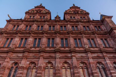 Heidelberg, Almanya 'daki sarayın cephesi