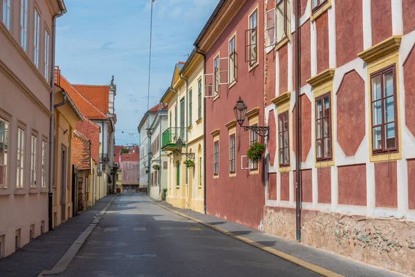 Narrow Street Old Town Zagreb Croatia — ストック写真