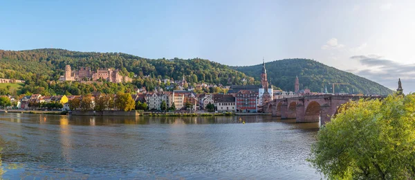 Neckar nehrinin arkasındaki Heidelberg Panoraması, Alman