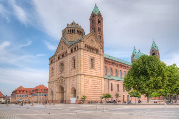 Speyer, Almanya 'daki katedralin manzarası