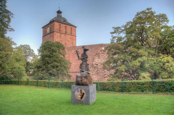 Widok Zamek Heidelberg Niemczech — Zdjęcie stockowe
