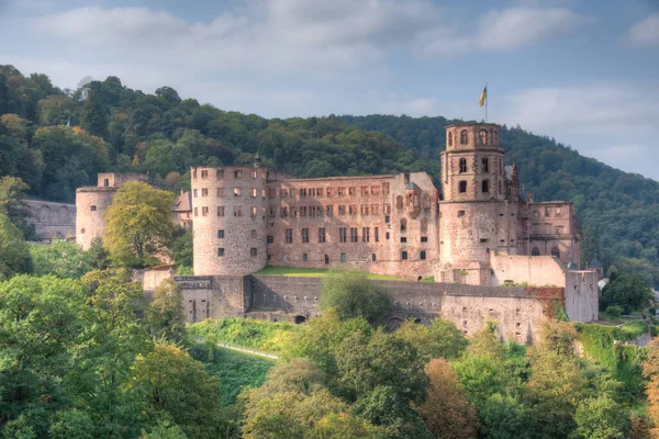 Uitzicht Het Heidelberg Kasteel Duitsland — Stockfoto