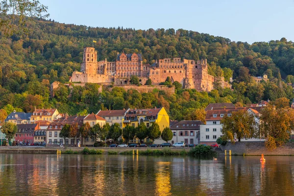 Almanya 'daki Heidelberg kalesinin manzarası