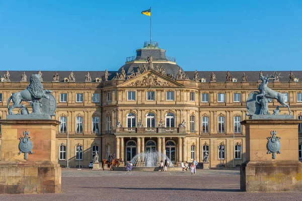 Blick Auf Das Neue Schloss Stuttgart — Stockfoto