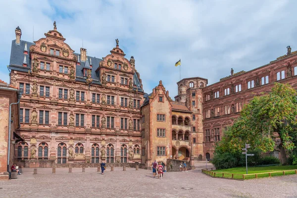 Main Courtyard Palace Heidelberg Germany Stock Picture