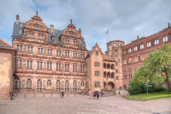 Main Courtyard Palace Heidelberg Germany Stock Image
