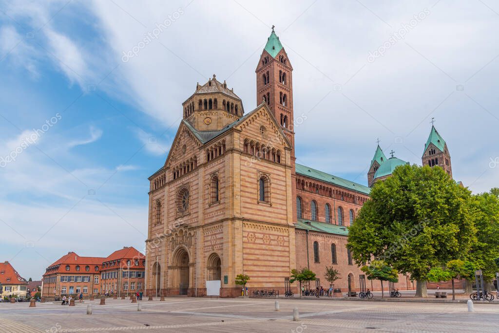 View of the cathedral in Speyer, Germany