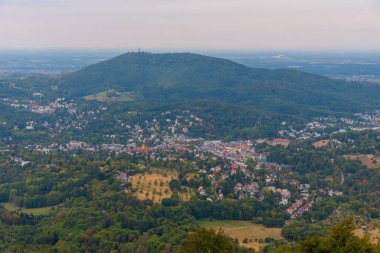 Almanya 'da Baden Baden Panoraması