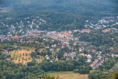 Almanya 'da Baden Baden Panoraması