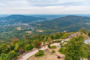 Almanya 'da Baden Baden Panoraması