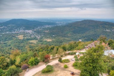 Almanya 'da Baden Baden Panoraması