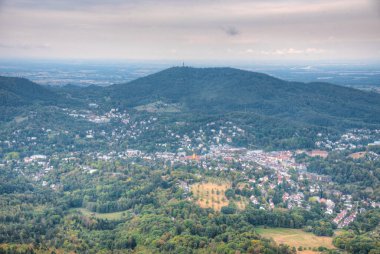 Almanya 'da Baden Baden Panoraması