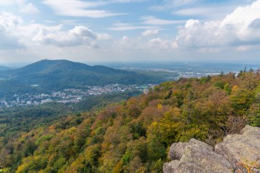 Almanya 'da Baden Baden Panoraması