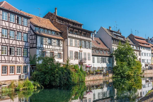 Färgglada Hus Petite France Distrikt Strasbourg Tyskland — Stockfoto