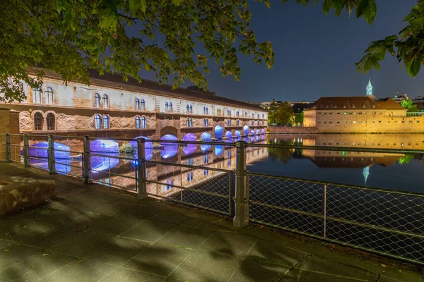 Sonnenuntergang Von Barage Vauban Strasbourge Frankreich — Stockfoto