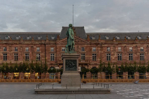 Klebertorget Gamla Stan Strasbourg Frankrike — Stockfoto