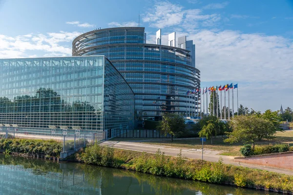 Parlamento Europeo Situado Estrasburgo Francia — Foto de Stock