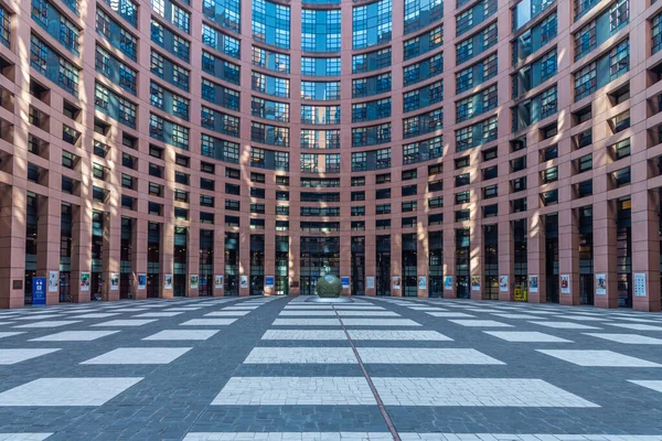 Atrium European Parliament Located Strasbourg France — 스톡 사진