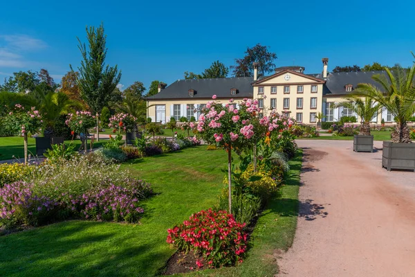 Edificio Orangerie Parc Orangerie Estrasburgo Francia — Foto de Stock