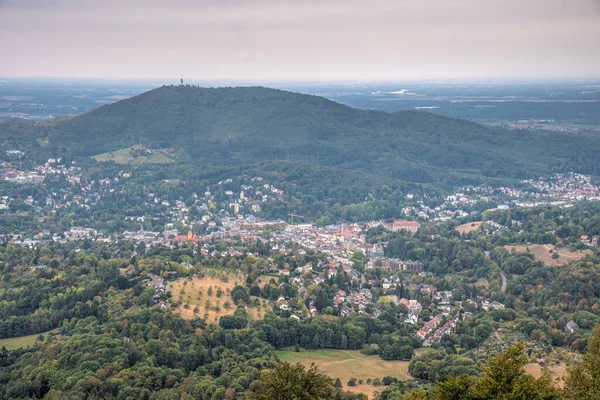 Almanya 'da Baden Baden Panoraması