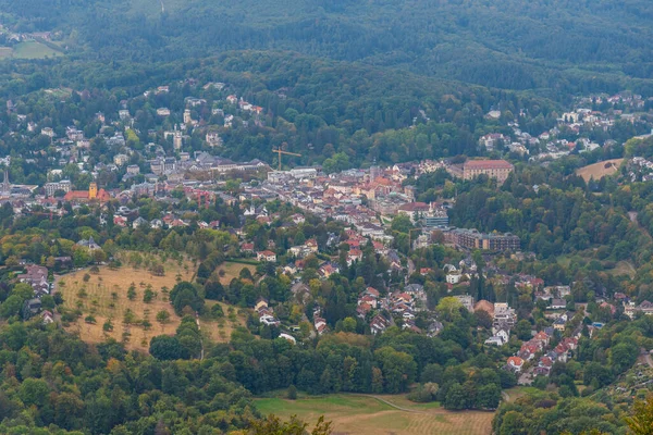 Almanya 'da Baden Baden Panoraması