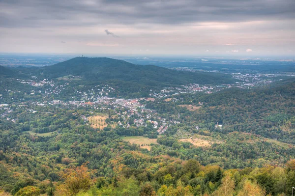 Almanya 'da Baden Baden Panoraması
