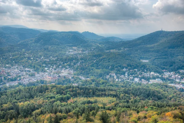 Almanya 'da Baden Baden Panoraması